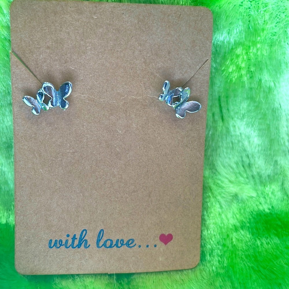 Cute little butterfly earrings